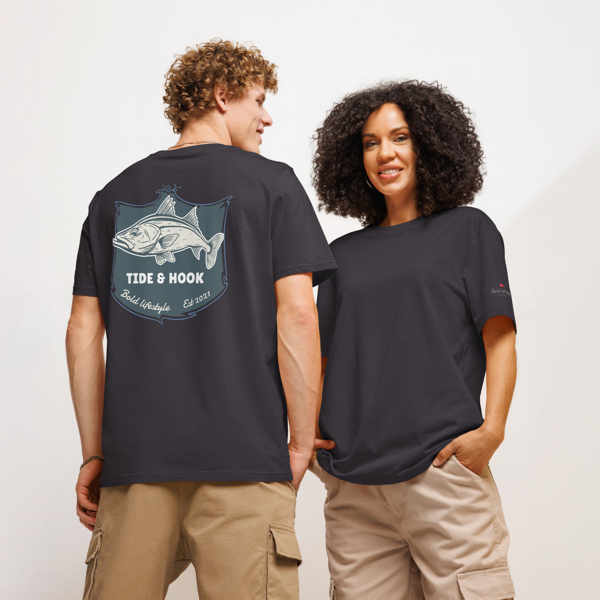 Tide & Hook Snook Tee — Organic Cotton (Unisex)