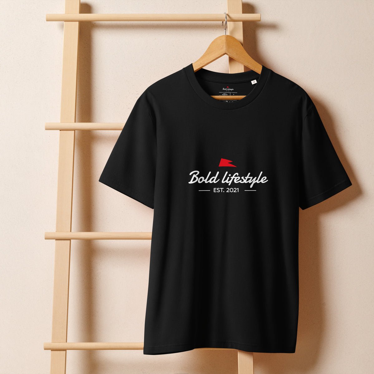 Bold Logo Tee (Dark) — Organic Cotton, Unisex