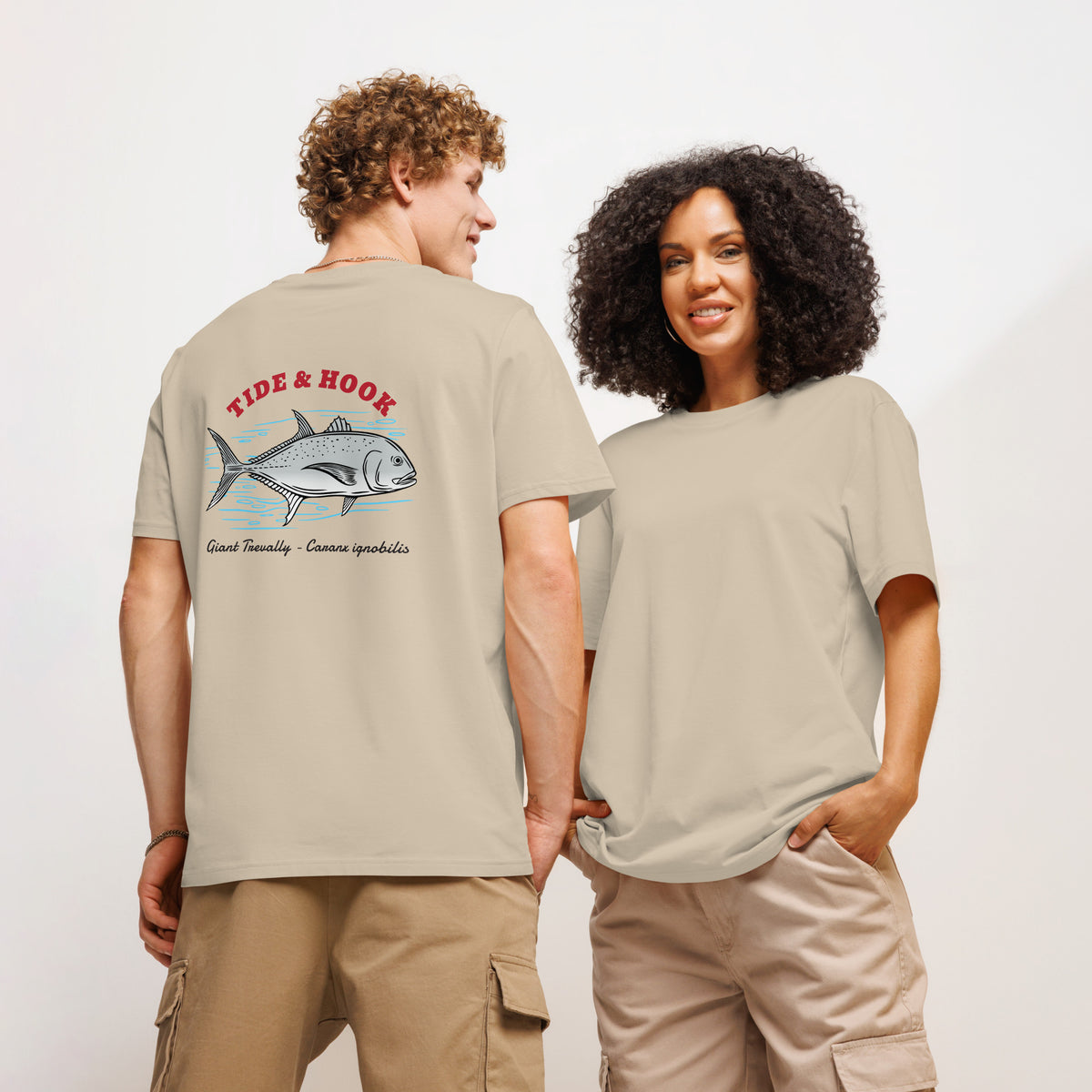 Tide & Hook Giant Trevally Tee — Organic Cotton (Unisex)